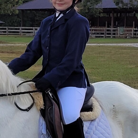 Tuff Rider Girls Show Jacket size 10 - Picture 1 of 3